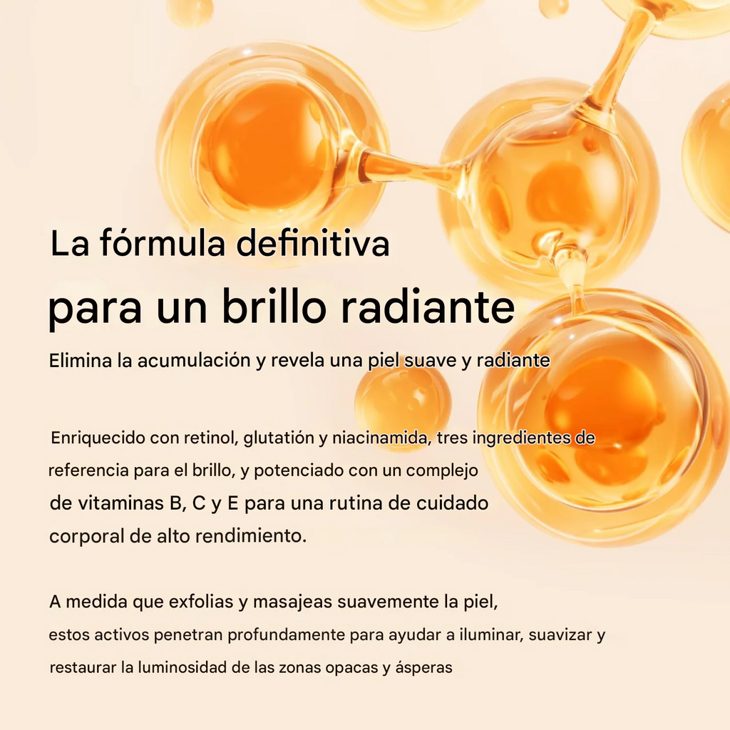 Exfoliante Melaxin - Para Aclarar Partes Oscuras - Fórmula Cúrcuma Beauty